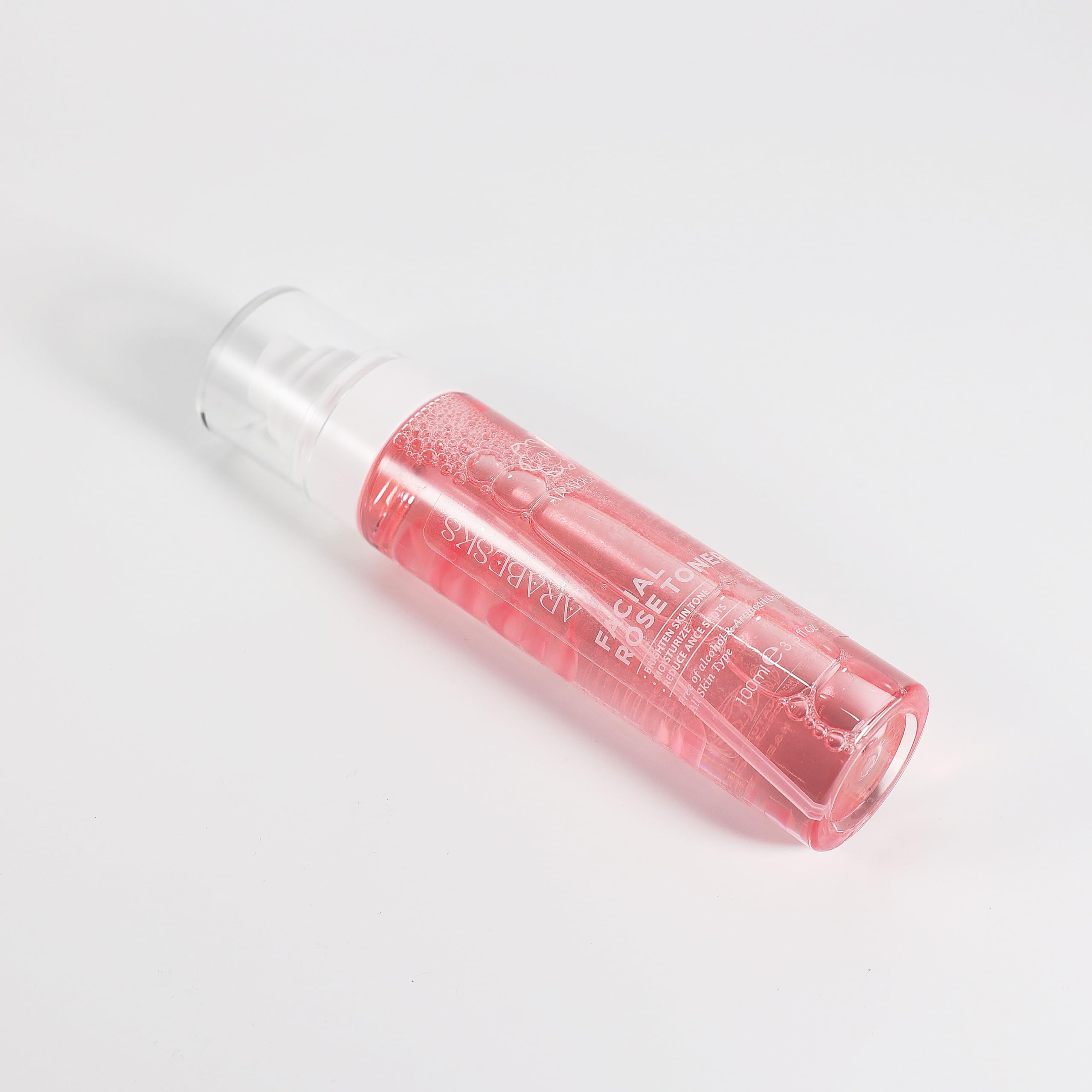 ARABESKS Rose Toner Spray - Natural, Organic, Vegan, Hyaluronic Acid, Aloe Vera, Vitamin C, Flower Floated Rose | Facial Mist, Face Toner, Spray for Face